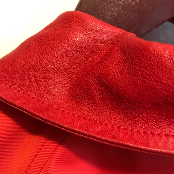 Cole Haan Red Coat-Size S - Picture 3 of 8